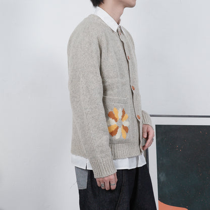 Flower Pocket Size Cardigan