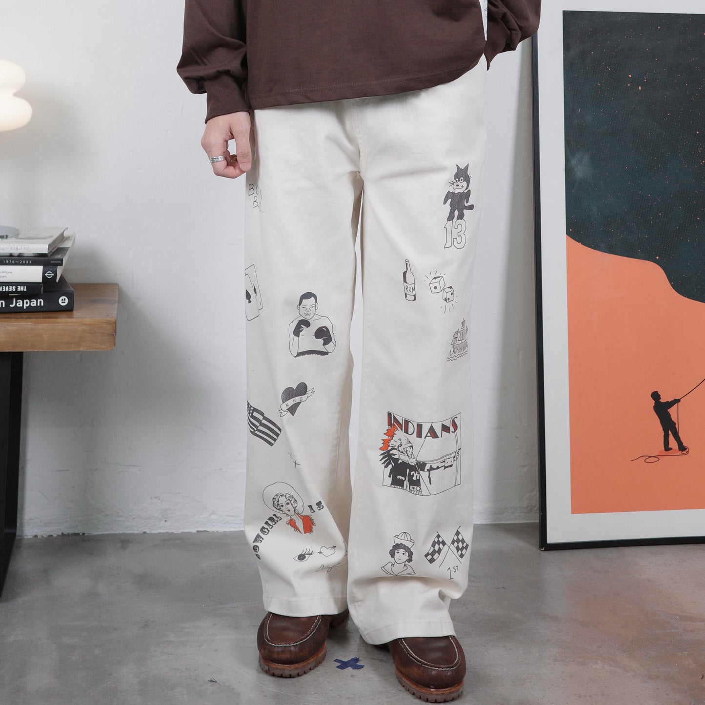 Old School Printing Pants