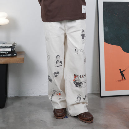 Old School Printing Pants