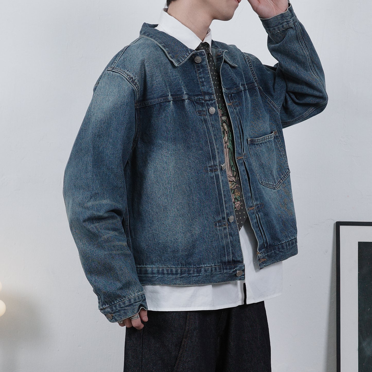 Denim Loose Fit Jacket