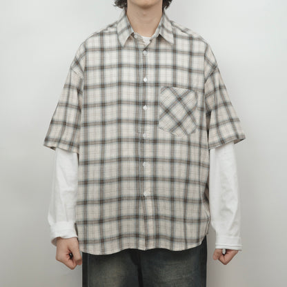 Check Boxy Shirt