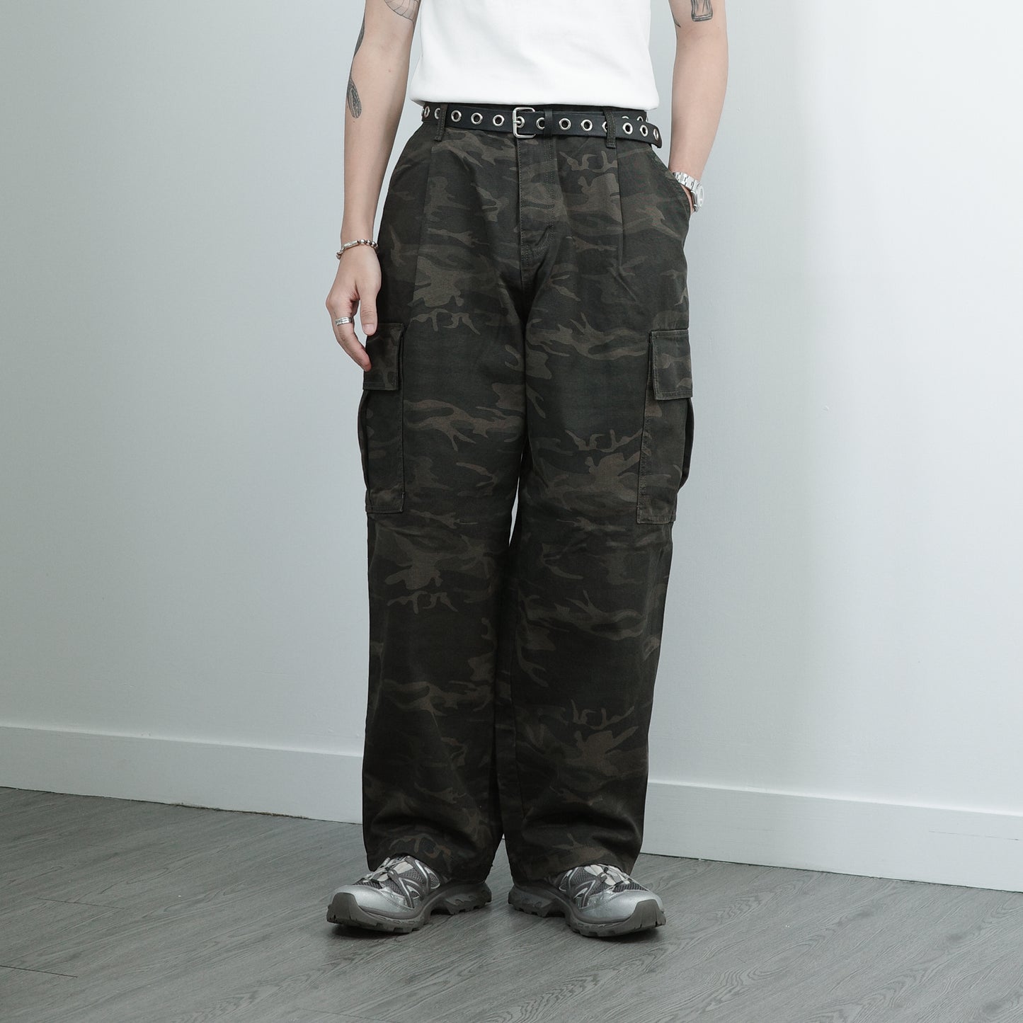 Camo Side-Pocket Pants