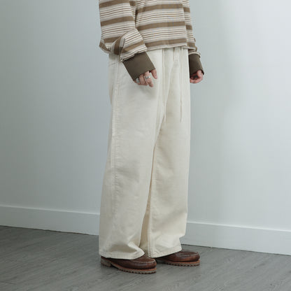 Drawstring Conduroy Pants