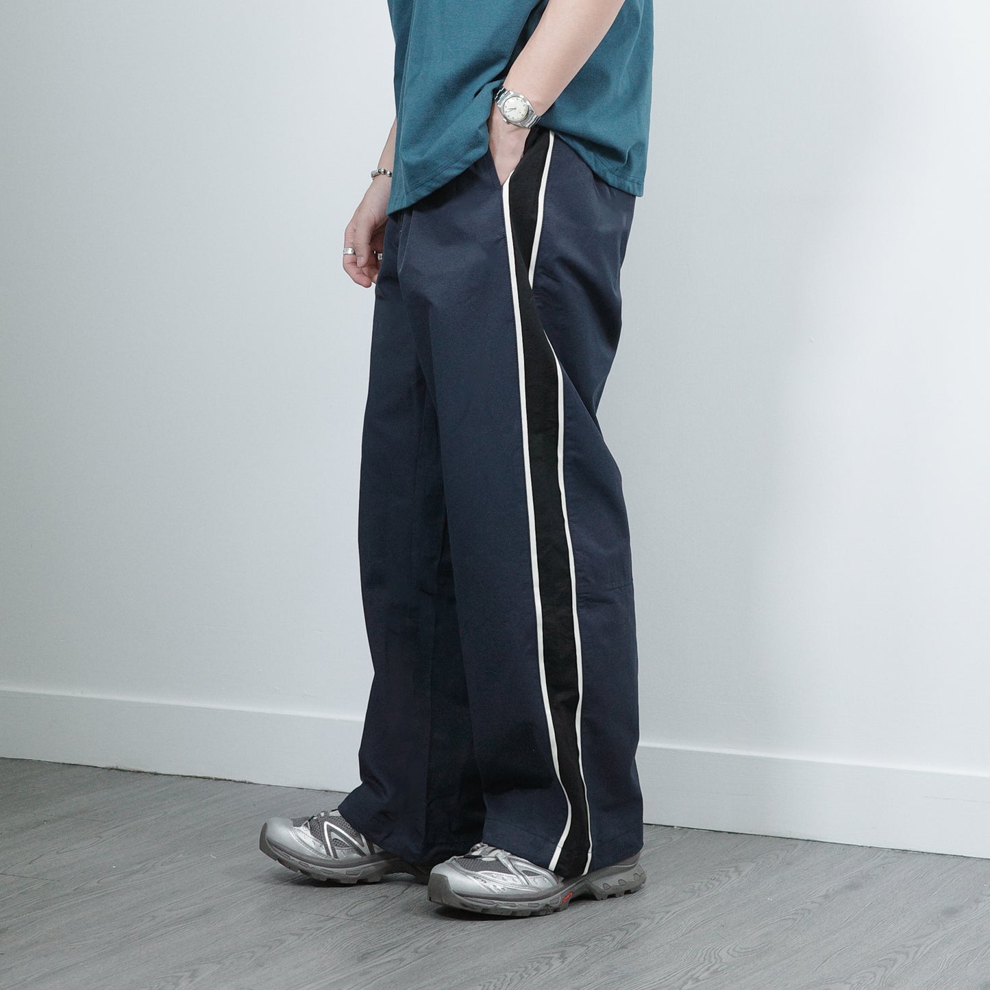 Nylon Side-track Pants