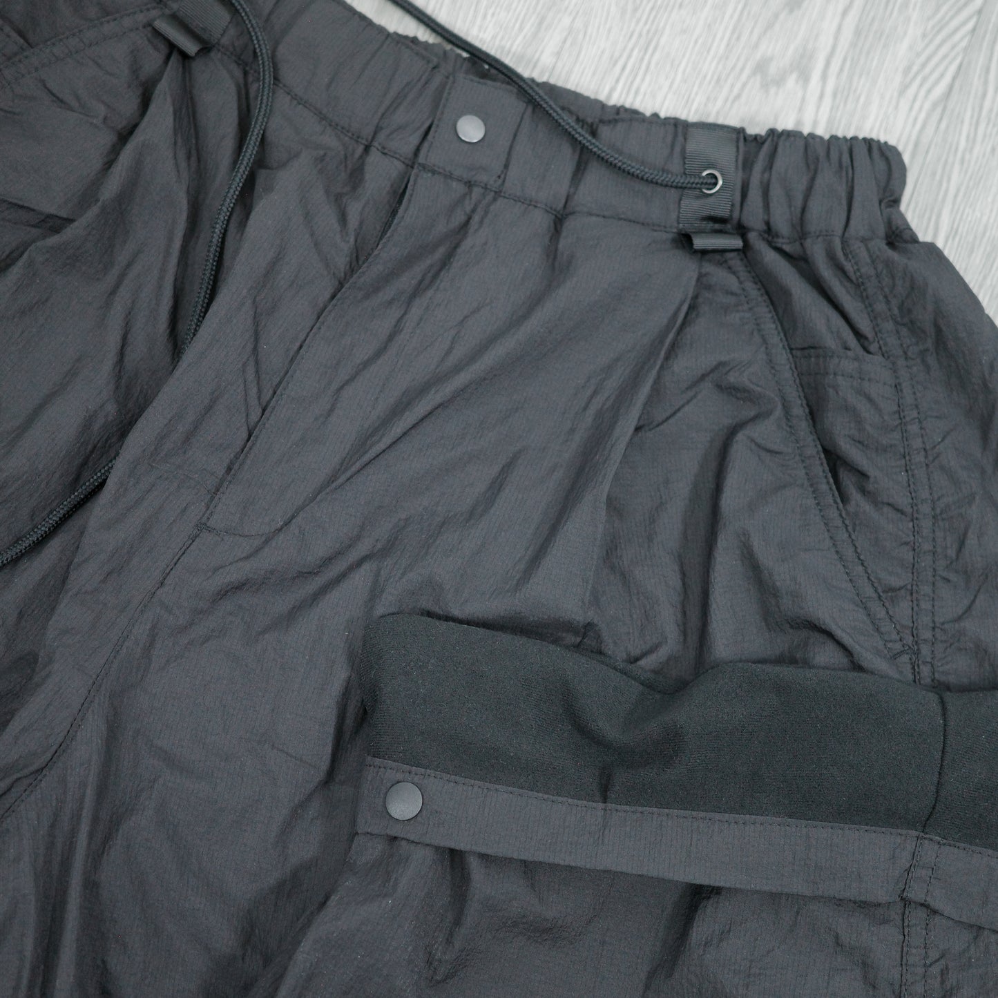 Fleece Lining Parachute Pants