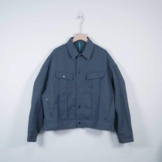 Nylon Waterproof Collared Jacket