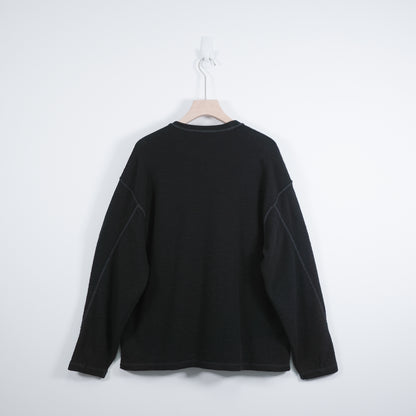 Waffle Loose Long Top