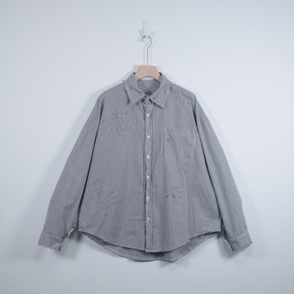 Distressed Stripe Shirt