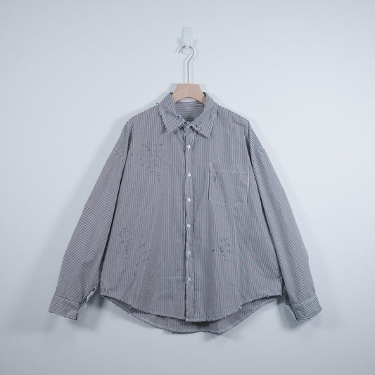 Distressed Stripe Shirt