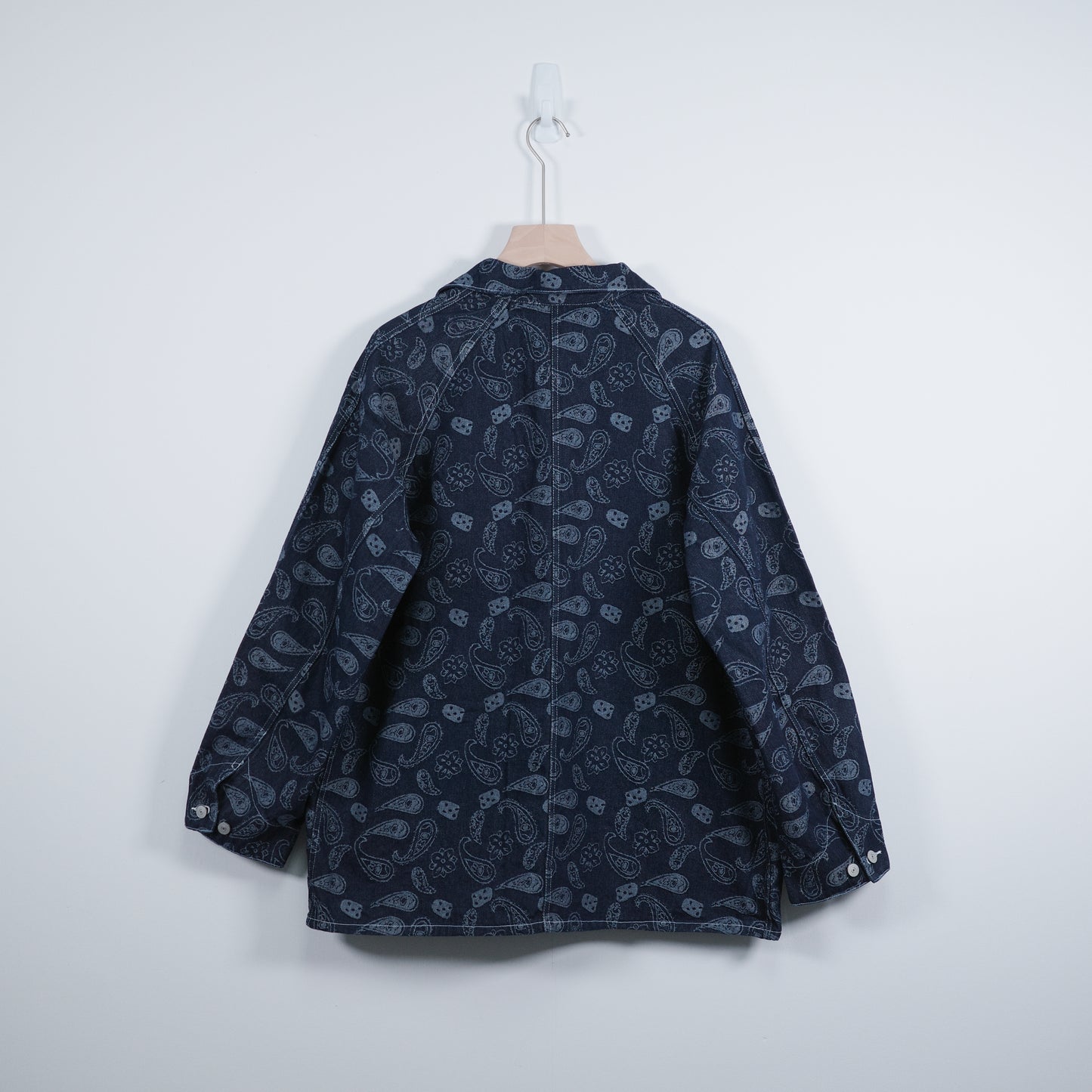 Denim Pattern Worker Jacket