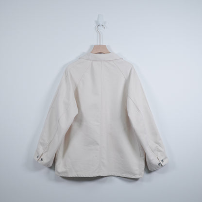 Denim Pattern Worker Jacket