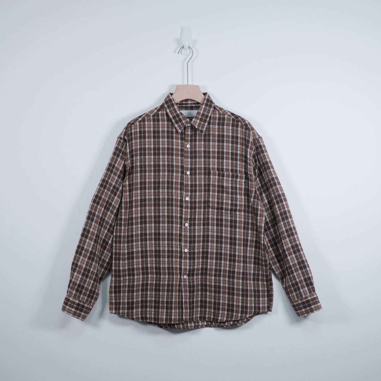 Check Oversized Shirt