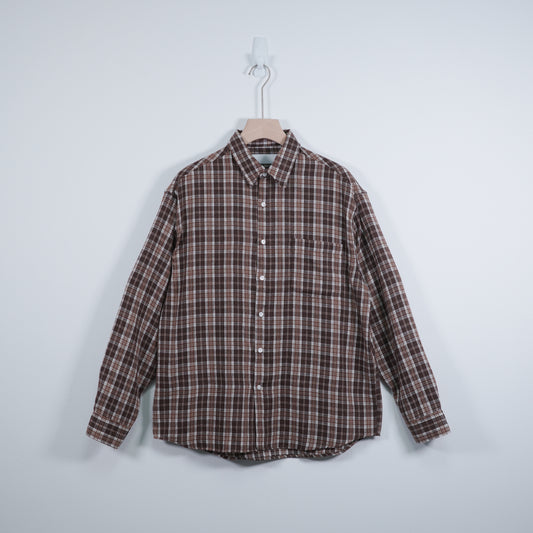 Check Oversized Shirt