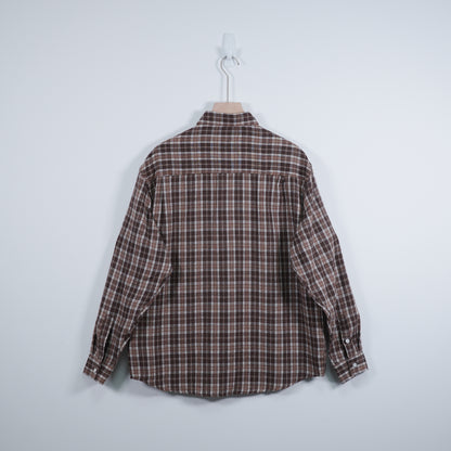 Check Oversized Shirt