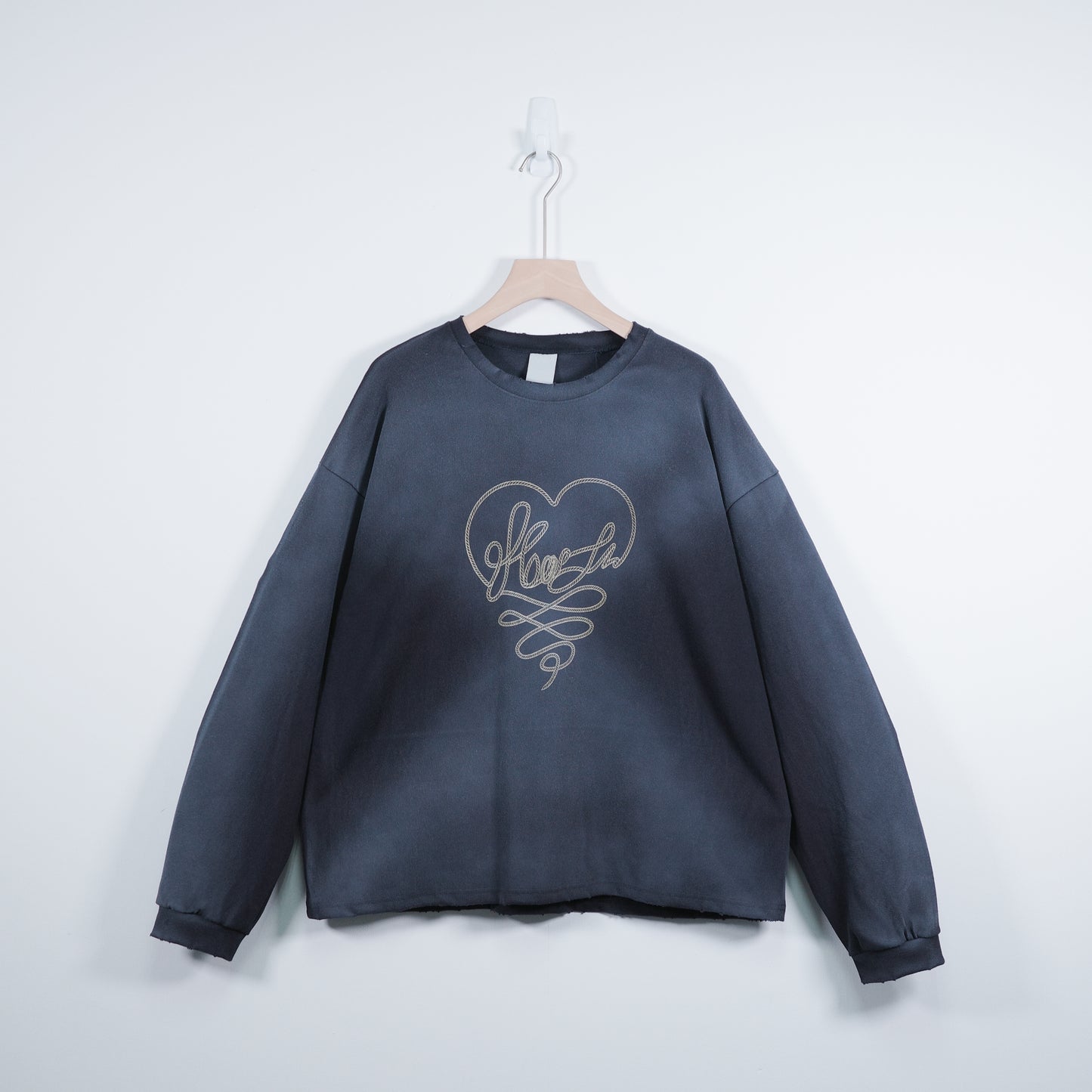 Embroidery-Print Washed Top