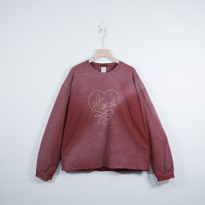 Embroidery-Print Washed Top