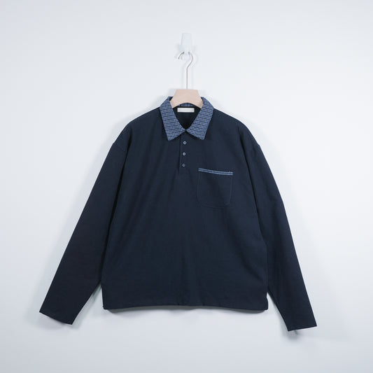 Pattern Collar Polo Shirt