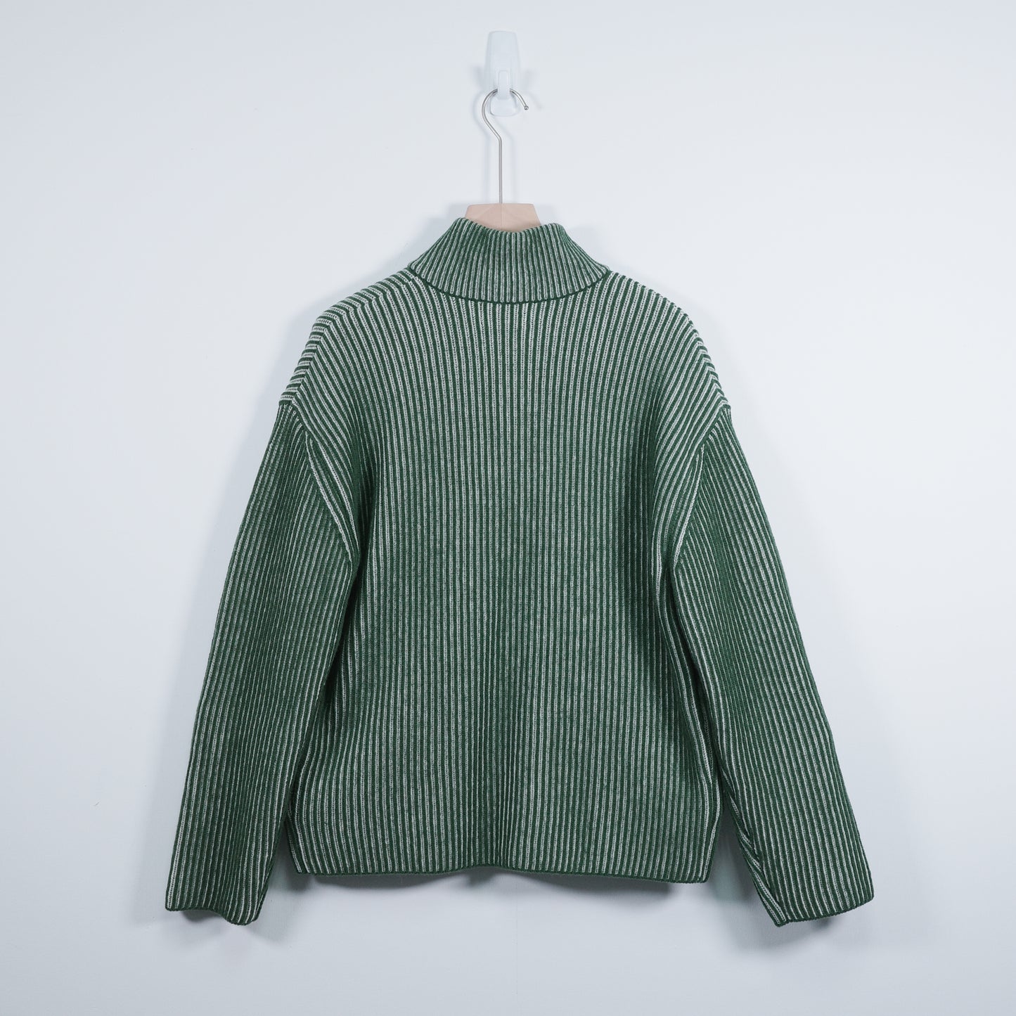 Heavy Knit Zip-up Jacket