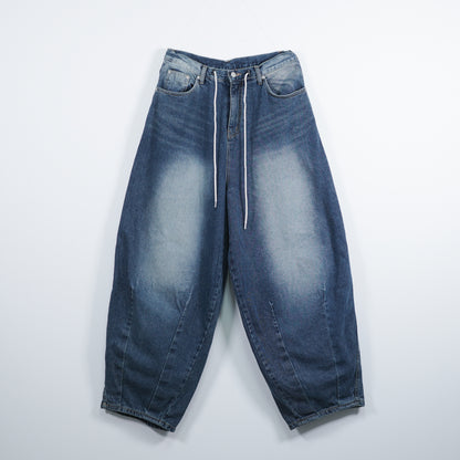 Heavy Washed Balloon Jeans