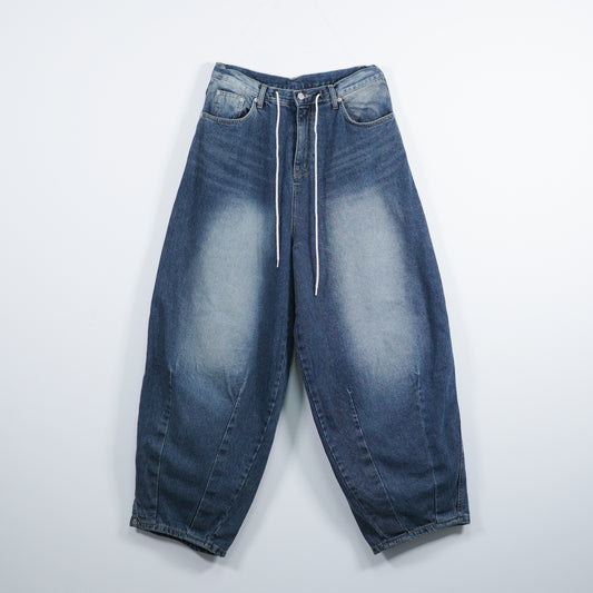 Heavy Washed Balloon Jeans