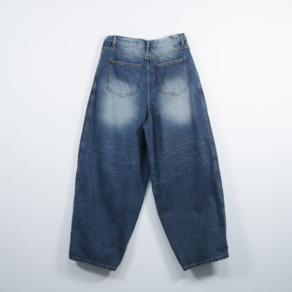 Heavy Washed Balloon Jeans
