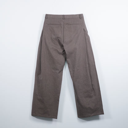 Double pleated Cotton Pants
