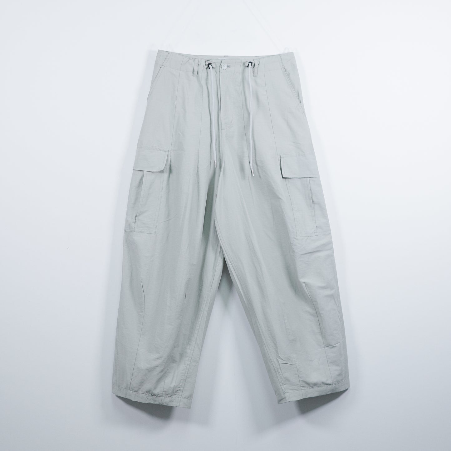 Poly Side-pocket Balloon Pants