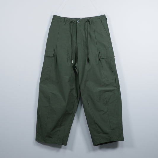 Poly Side-pocket Balloon Pants
