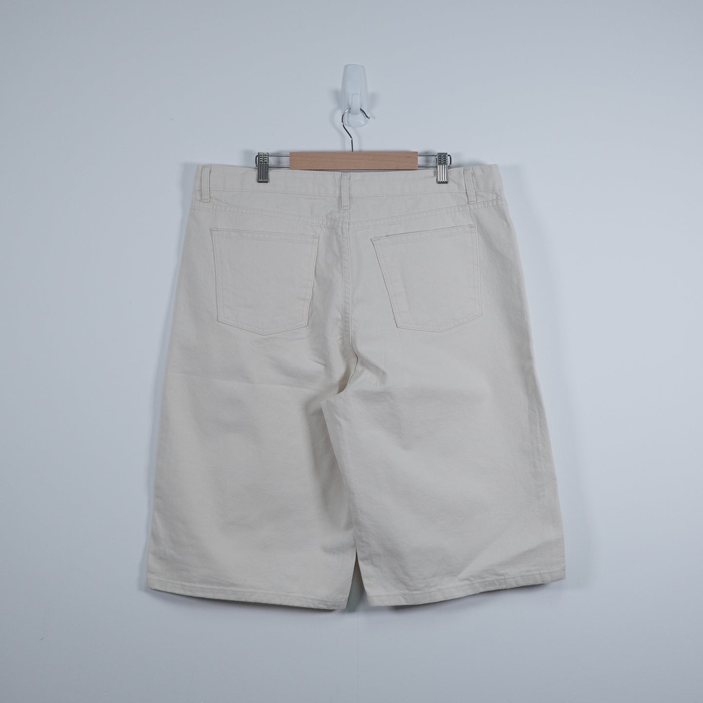 Drawstring Denim Shorts