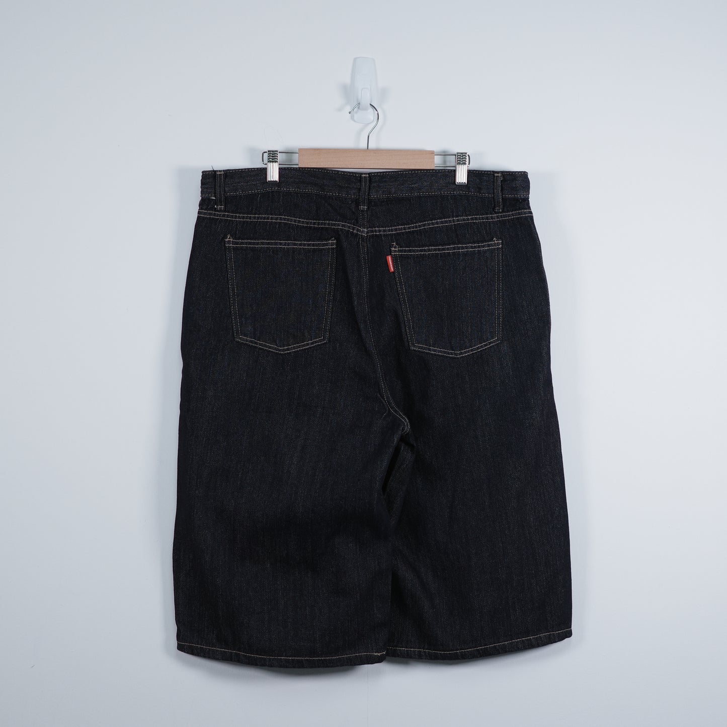 Drawstring Denim Shorts