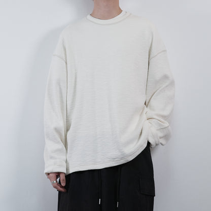 Waffle Loose Long Top