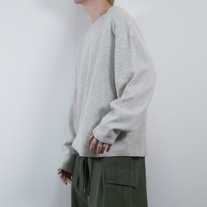 Waffle Loose Long Top