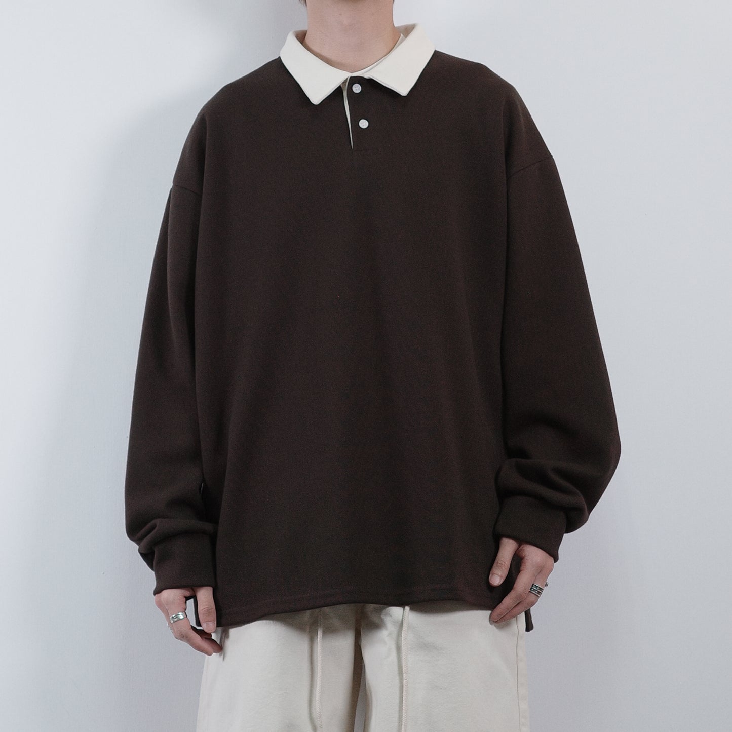 Oversized Collar Polo