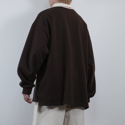 Oversized Collar Polo