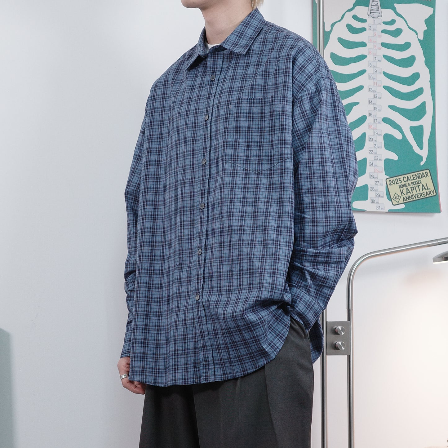 Relax Checked Long Sleeve Shirt