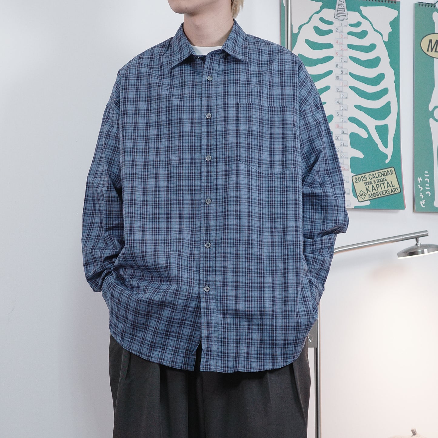 Relax Checked Long Sleeve Shirt