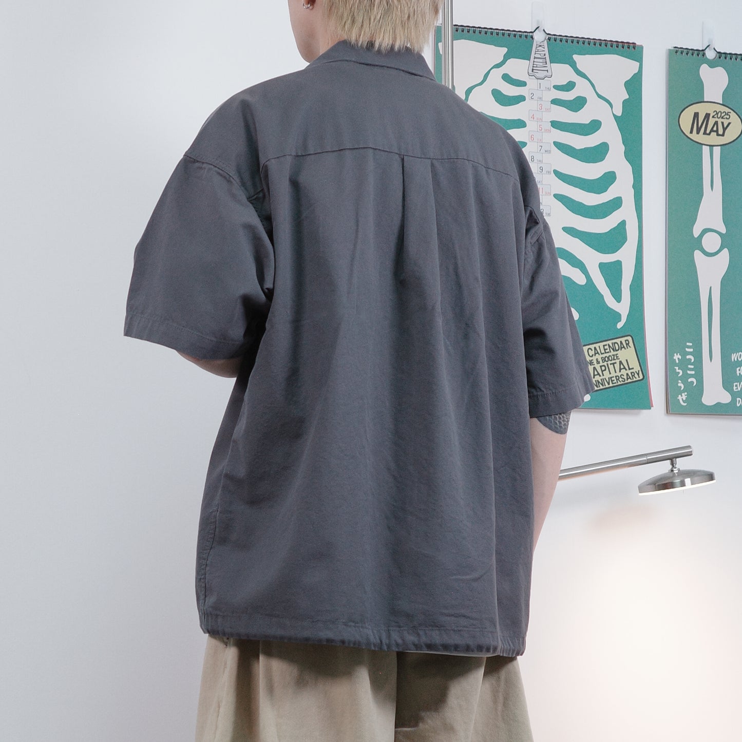 Double Pocket Oversized Shirt