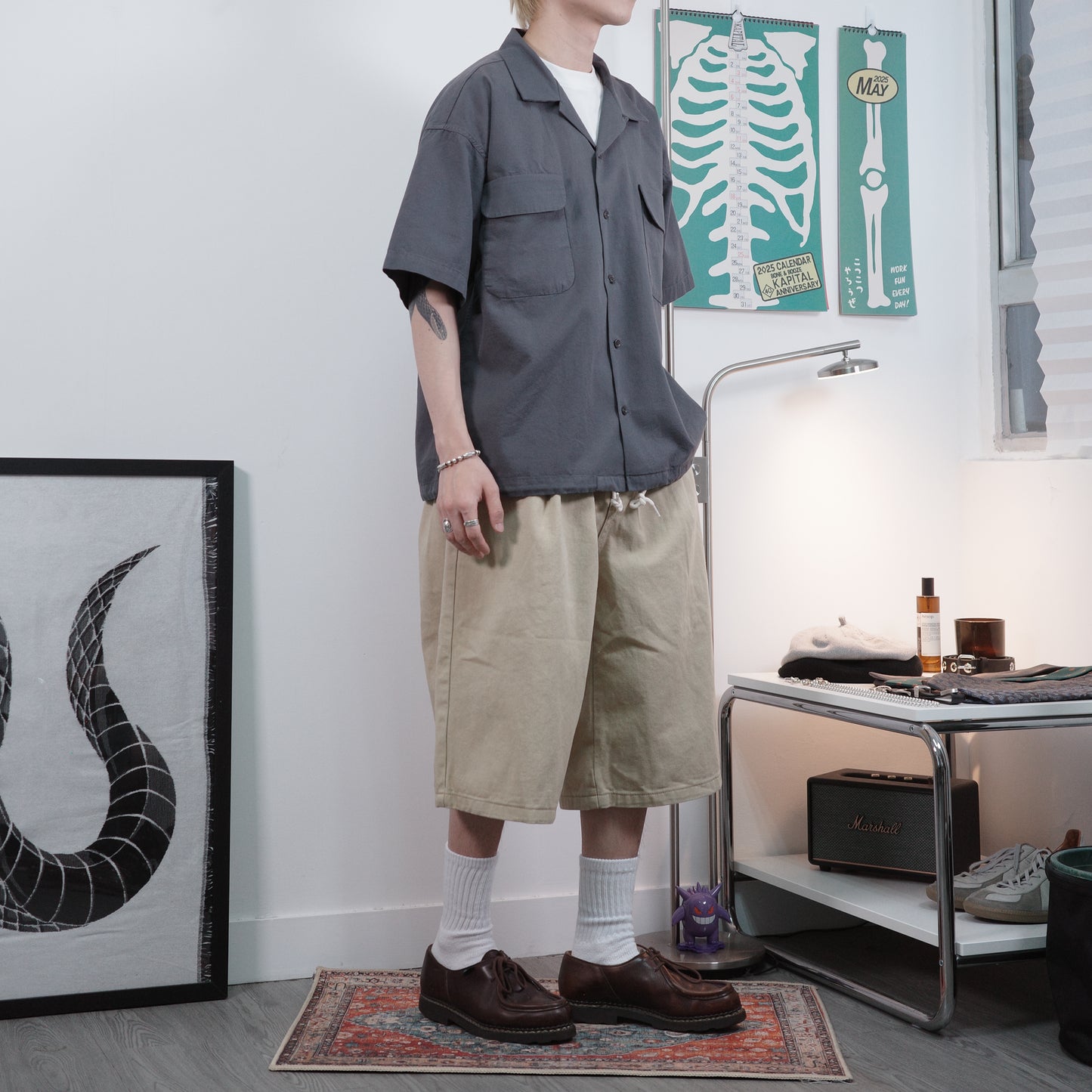 Double Pocket Oversized Shirt