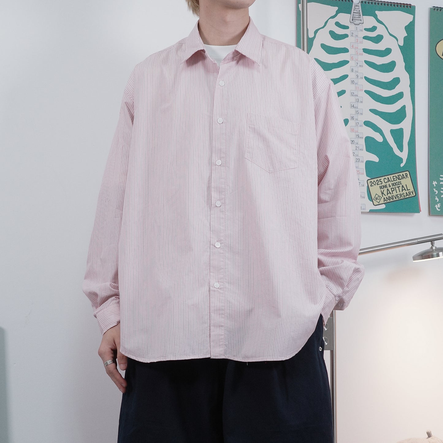 Relax Striped Long Sleeve Shirt