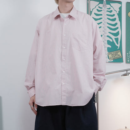 Relax Striped Long Sleeve Shirt