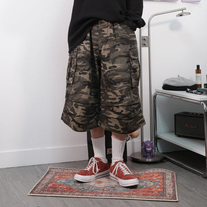 Camo Baggy Cargo Shorts