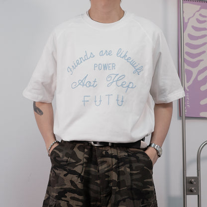 Embroidery Print T-Shirt